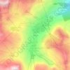 Topografische Karte Chartreux, Höhe, Relief
