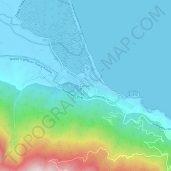 Topografische Karte Stomio, Höhe, Relief
