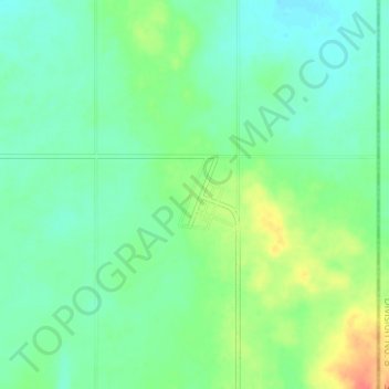 Topografische Karte Hilda, Höhe, Relief