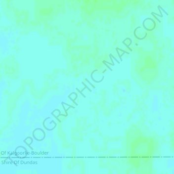 Topografische Karte Nullarbor Plain, Höhe, Relief