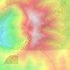 Topografische Karte Gunung Kawi, Höhe, Relief