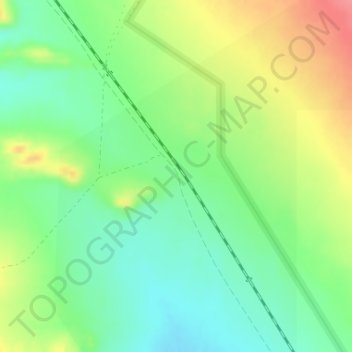 Topografische Karte Chubbuck, Höhe, Relief