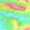 Topografische Karte Lancha del Genil, Höhe, Relief
