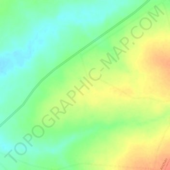 Topografische Karte Jenau, Höhe, Relief