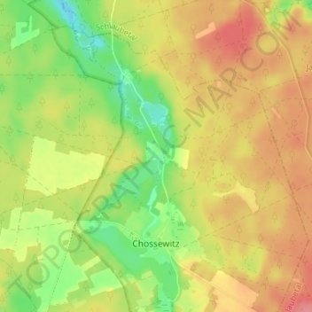 Topografische Karte Klingemühle, Höhe, Relief
