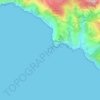 Topografische Karte Isola Rossa, Höhe, Relief