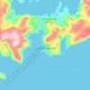 Topografische Karte Honningsvåg, Höhe, Relief