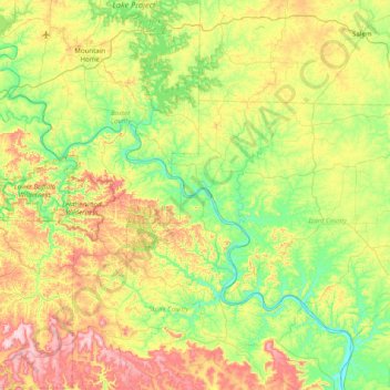 Topografische Karte Herd Island, Höhe, Relief