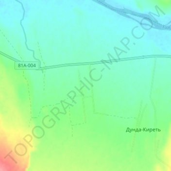 Topografische Karte Ара-Киреть, Höhe, Relief