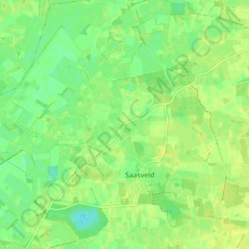 Topografische Karte Dulder, Höhe, Relief