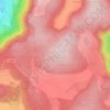 Topografische Karte Hohe Warte, Höhe, Relief