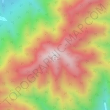 Topografische Karte 马目山, Höhe, Relief