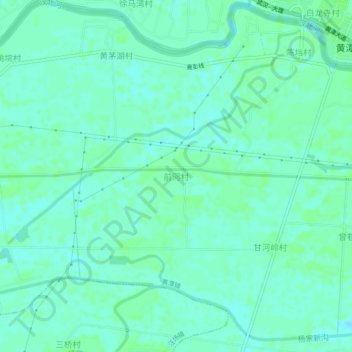 Topografische Karte 前河村, Höhe, Relief