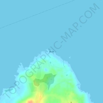 Topografische Karte 景心角, Höhe, Relief