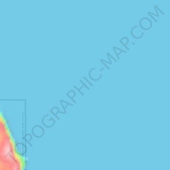 Topografische Karte Resurrection Bay, Höhe, Relief