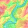 Topografische Karte Wehr (Mosel), Höhe, Relief