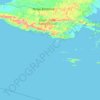 Topografische Karte Pulau Yaan, Höhe, Relief