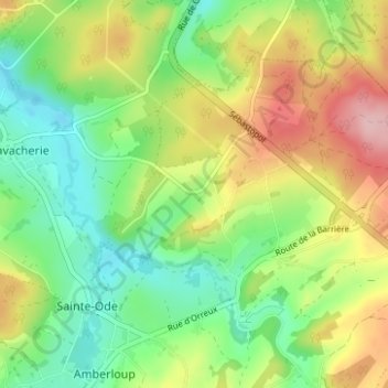 Topografische Karte Aviscourt, Höhe, Relief