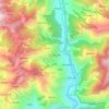 Topografische Karte Bhakhand, Höhe, Relief