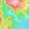 Topografische Karte Eltdalen, Höhe, Relief