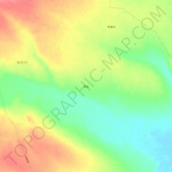 Topografische Karte 哈达, Höhe, Relief