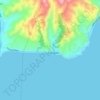 Topografische Karte Kayuganan, Höhe, Relief