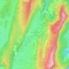 Topografische Karte Lans-en-Vercors, Höhe, Relief