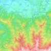 Topografische Karte Dúbrava, Höhe, Relief