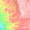 Topografische Karte Provinz Cuanza Norte, Höhe, Relief
