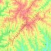 Topografische Karte Mooresville, Höhe, Relief