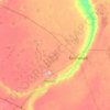 Topografische Karte Костанайский район - Қостанай ауданы, Höhe, Relief
