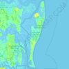Topografische Karte Cumberland Island National Seashore, Höhe, Relief