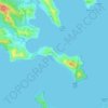 Topografische Karte Wangi Wangi, Höhe, Relief