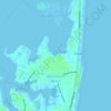 Topografische Karte Monmouth Beach, Höhe, Relief