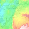 Topografische Karte Hurricane, Höhe, Relief