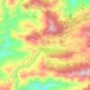 Topografische Karte Ketama كتامة, Höhe, Relief