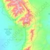 Topografische Karte Great Sand Dunes National Preserve, Höhe, Relief