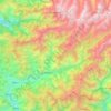 Topografische Karte Chirgaon, Höhe, Relief