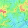 Topografische Karte Paddington, Höhe, Relief