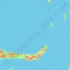 Topografische Karte Nord-Sulawesi, Höhe, Relief