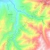 Topografische Karte Chuga, Höhe, Relief