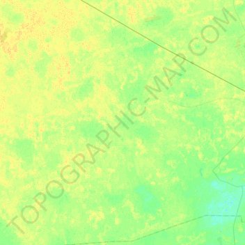 Topografische Karte Центрально-Любинское сельское поселение, Höhe, Relief