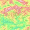 Topografische Karte Tunceli, Höhe, Relief