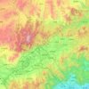 Topografische Karte 延庆区, Höhe, Relief