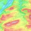 Topografische Karte Tmain, Höhe, Relief