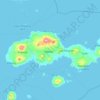 Topografische Karte Jolo Island, Höhe, Relief
