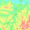 Topografische Karte Conchal, Höhe, Relief