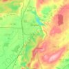 Topografische Karte Virginia, Höhe, Relief