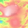 Topografische Karte Blåmannsisen - Ålmåjalosjiegŋa, Höhe, Relief