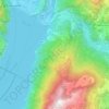 Topografische Karte Nago-Torbole, Höhe, Relief